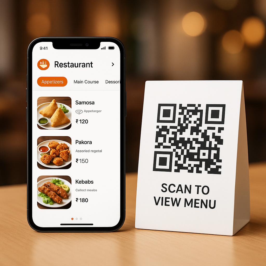 QR Menu Screenshot