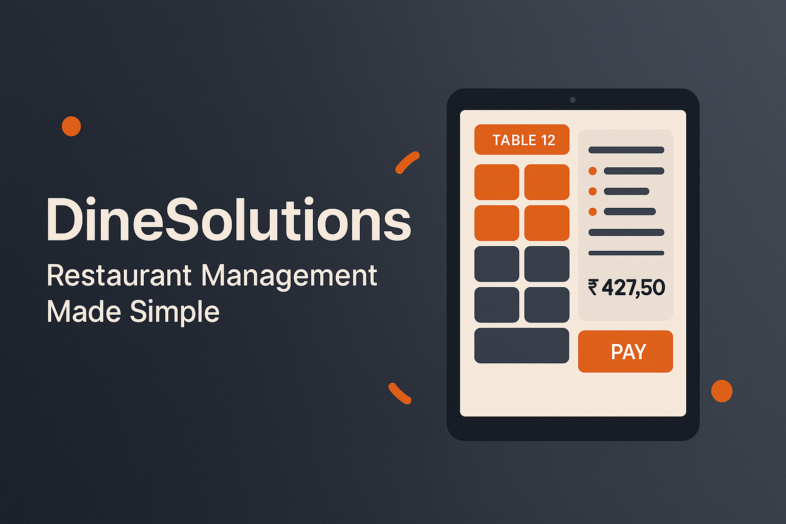 DineSolutions - Restaurant POS & Management System